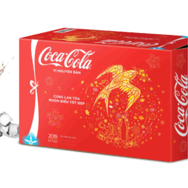 Thùng carton in offset Coca - Công Ty Cổ Phần Đầu Tư XNK Quốc Tế Hoàng Long